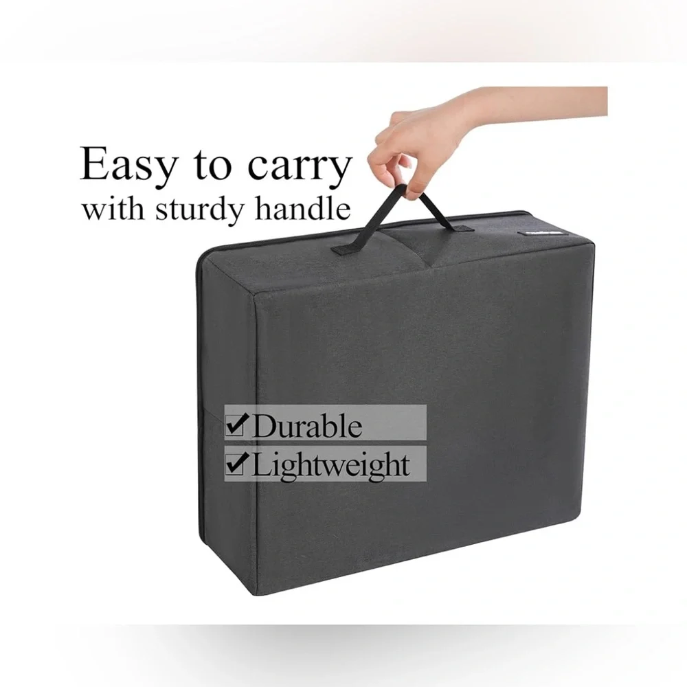 NEW Portable Cat Travel Litter Box Zipped Waterproof Bag Collapsible Carrier
